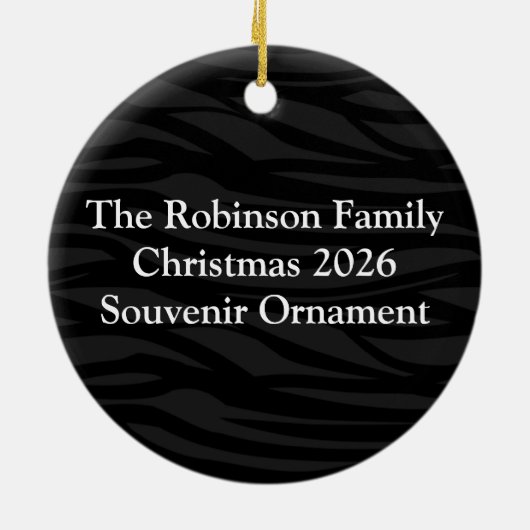 Zwart/wit Keramisch Ornament (Achterkant)