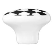 zwart-wit keramische knop (Zijkant)