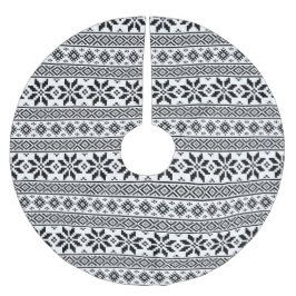 Zwart-wit kerst kerstboom rok