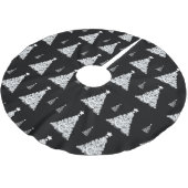 ZWART & WIT KERSTBOMEN KERSTBOOM ROK (Gekanteld)