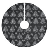 ZWART & WIT KERSTBOMEN & RENDIEREN KERSTBOOM ROK (Voorkant)