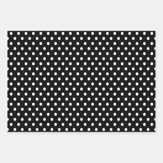 Zwart | wit | Kerstmis Inpakpapier Vel (Voorkant 3)