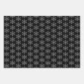 Zwart | wit | Kerstmis Inpakpapier Vel (Voorkant)