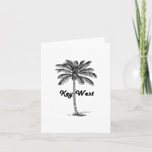 Zwart-wit Key West Florida & het ontwerp van de Kaart