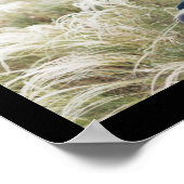 Zwart-wit kies een stoel niet een kant Huwelijksfo Poster (Hoek)