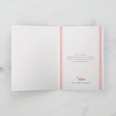 Zwart-wit kinderfoto Kerstmapt Kaart (Binnen)