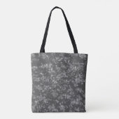 Zwart-wit klasje Elegant Floral Pattern Tote Bag (Achterkant)