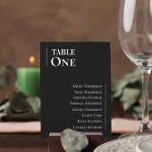 Zwart Wit Klassiek Bruiloft Tafel Zitgrafiek