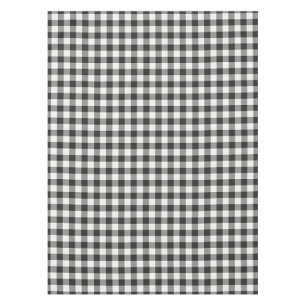 Zwart-wit klassiek geruit gingham tafelkleed