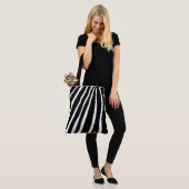 Zwart & Wit Klassiek Zebra Patroon Tote Bag (Op model)