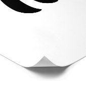 Zwart-wit klassieke auto illustratie. poster (Hoek)