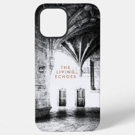 Zwart-wit Klassieke Gotische Architectuur Schets iPhone 12 Pro Max Hoesje