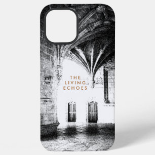 Zwart-wit Klassieke Gotische Architectuur Schets iPhone 12 Pro Max Hoesje