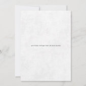 Zwart-wit klassieke krant trouwfoto save the date (Achterkant)