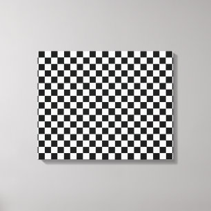 Zwart-wit Klassieke toetsenbord door STaylor Canvas Afdruk