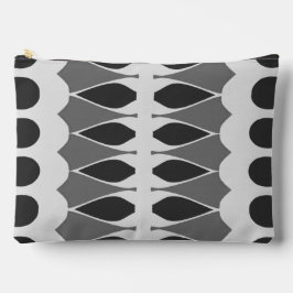 Zwart, wit klassieke trendy make-up accessoire zak etui