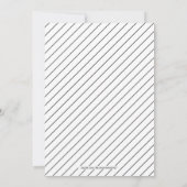 Zwart-wit | Klassieke weddenschap Kaart (Achterkant)