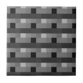 Zwart-wit, klein (4,25 x 4,25 inch) tegeltje (Voorkant)