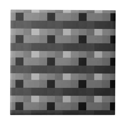 Zwart-wit, klein (4,25 x 4,25 inch) tegeltje (Voorkant)