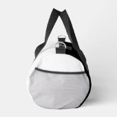 Zwart & Wit Kleine Duffelzak Gedrukte Duffelzakken Plunjezak (Rechts)