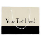 zwart/wit kleurenblok groot cadeauzakje (Achterkant)