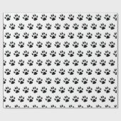 Zwart-wit kleurenpatroon cadeaupapier (Vlak)