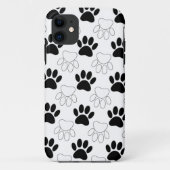 Zwart-wit kleurenpatroon Case-Mate iPhone case (Achterkant)