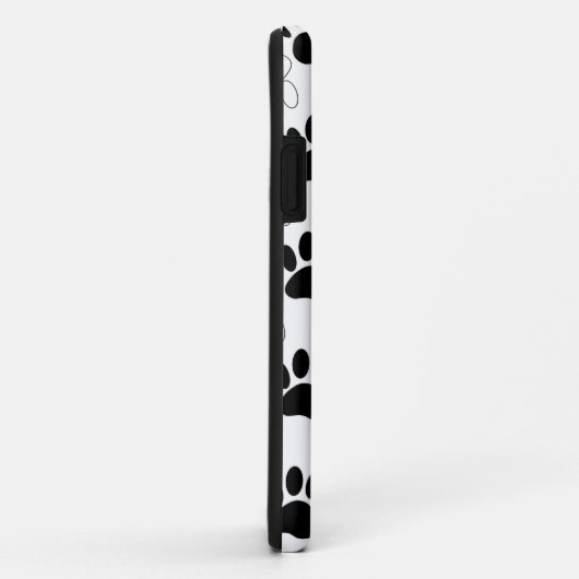 Zwart-wit kleurenpatroon Case-Mate iPhone case (Achterkant/rechts)