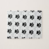 Zwart-wit kleurenpatroon legpuzzel (Horizontaal)