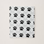 Zwart-wit kleurenpatroon legpuzzel (Verticaal)