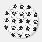 Zwart-wit kleurenpatroon magneet (Voorkant)