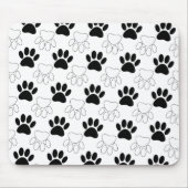 Zwart-wit kleurenpatroon muismat (Voorkant)