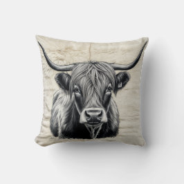 Zwart-wit Koe Kilim Kussen voor een Gezellige, Ori