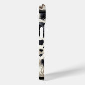 Zwart & Wit Koe Koeienhuid Furry Look Case-Mate iPhone Case (Achterkant / Rechts)