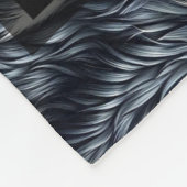 Zwart & Wit Koe Koeienhuid Furry Look Fleece Deken (Hoek)