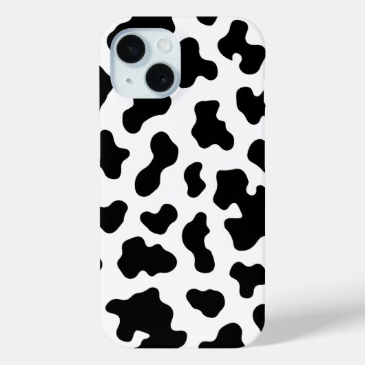 Zwart-wit Koe Koeienhuid Print Case-Mate iPhone Case (Achterkant)