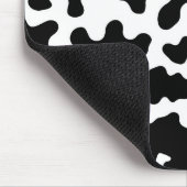 Zwart-wit Koe Koeienhuid Print Muismat (Hoek)