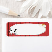 Zwart-wit Koe Label (Insitu)