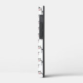 Zwart-wit Koe Patroon. Case-Mate iPhone Case (Achterkant / Links)