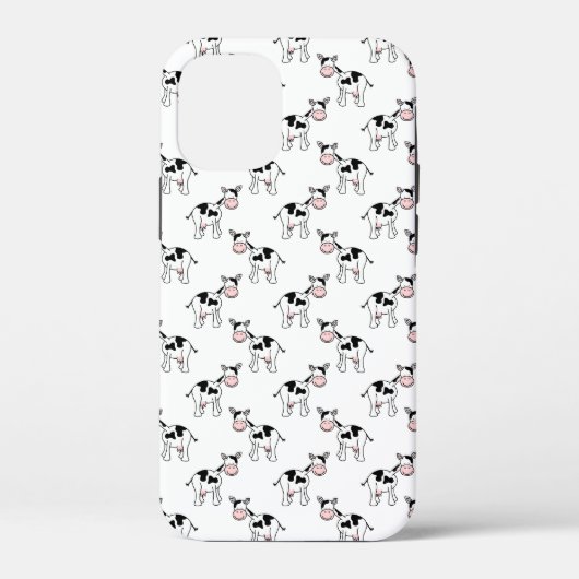 Zwart-wit Koe Patroon. Case-Mate iPhone Case (Achterkant)