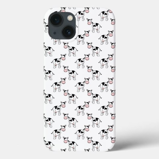 Zwart-wit Koe Patroon. Case-Mate iPhone Case (Achterkant)