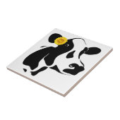 Zwart & Wit Koe Tegels Tegeltje (Zijkant)