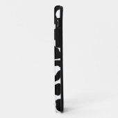 zwart-wit-koeienafdrukpatroon Case-Mate iPhone case (Achterkant/links)