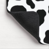 zwart-wit-koeienafdrukpatroon muismat (Hoek)