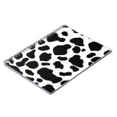 zwart-wit-koeienafdrukpatroon notitieboek (Linkerzijde)