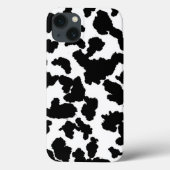 Zwart-wit Koeienhuid bont Case-Mate iPhone Case (Achterkant)