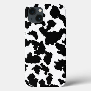 Zwart-wit Koeienhuid bont Case-Mate iPhone Case