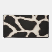 Zwart-wit koeienhuid bureaumat (Voorkant)