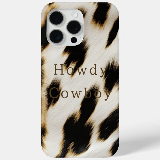 Zwart Wit Koeienhuid Case-Mate iPhone Case (Achterkant)