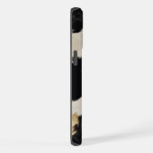 Zwart Wit Koeienhuid iPhone Hoesje (Rechterkant)